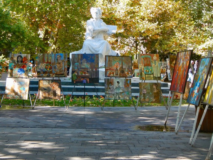 پارک ساریان ایروان، گالری هنرمندان نقاش 